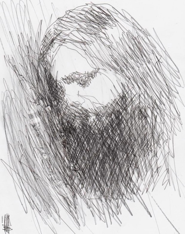 Portrait of the artist Chet Zar